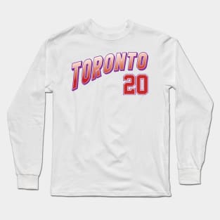 Retro Toronto Number 20 Long Sleeve T-Shirt